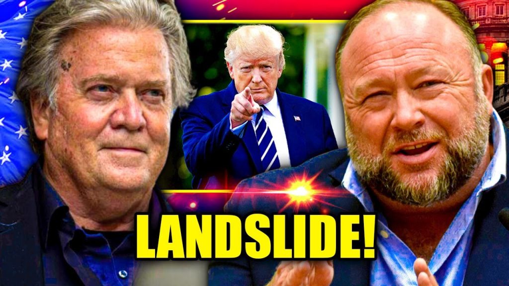 Steve Bannon and Alex Jones: Trump Is Going To WIN In A LANDSLIDE!!! Steve Bannon and Alex Jones: Trump Is Going To WIN In A LANDSLIDE!!!