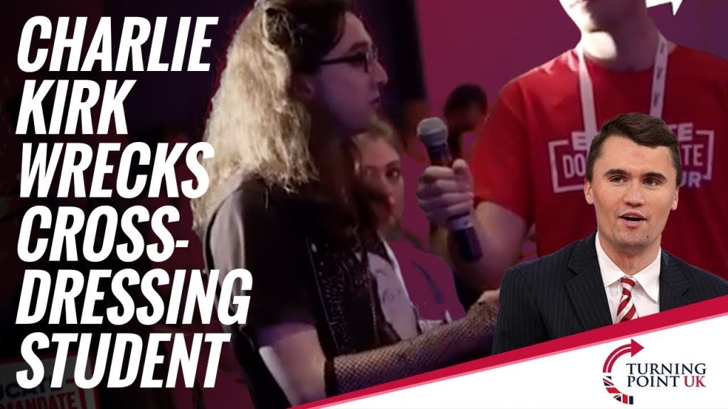 Charlie Kirk Wrecks Cross-Dressing Student