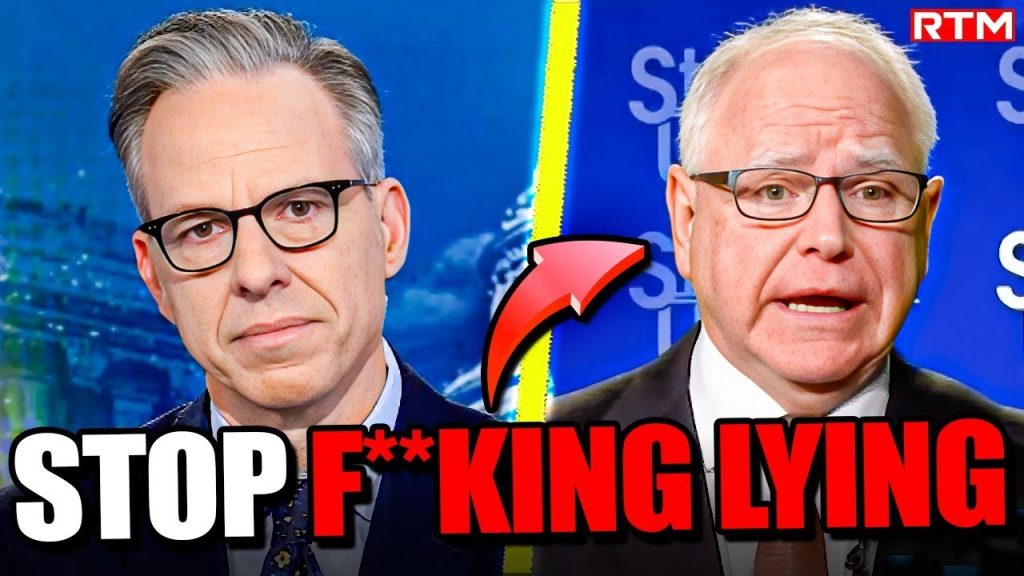 Tim Walz HUMILIATES Himself As Jake Tapper Calls Him Out On Air