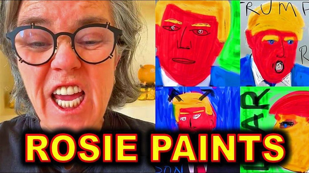 Rosie O’Donnell WORSENS with HORRIFYING “Trump Art” in Latest DERANGED Rant…..