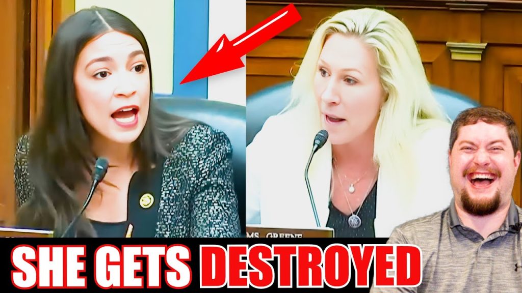 Pissed off MTG shuts up clueless AOC in front of the entire country
