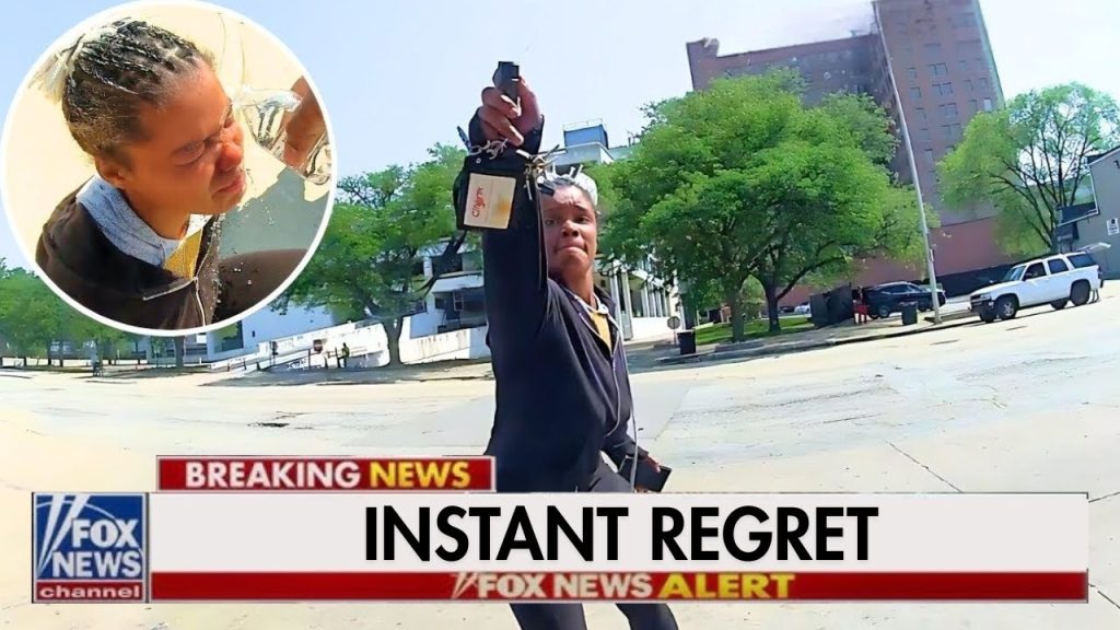 Woman PEPPER SPRAYS Cops, Instantly Regrets It