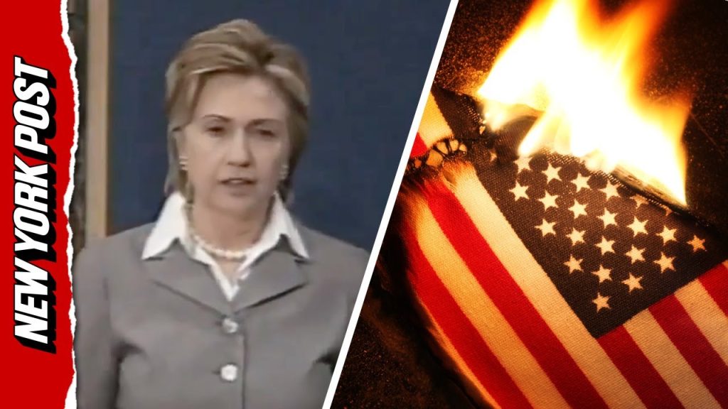 Resurfaced Clip of Hillary Clinton Saying Flag Burning Should be a Crime Goes Viral Resurfaced Clip of Hillary Clinton Saying Flag Burning Should be a Crime Goes Viral