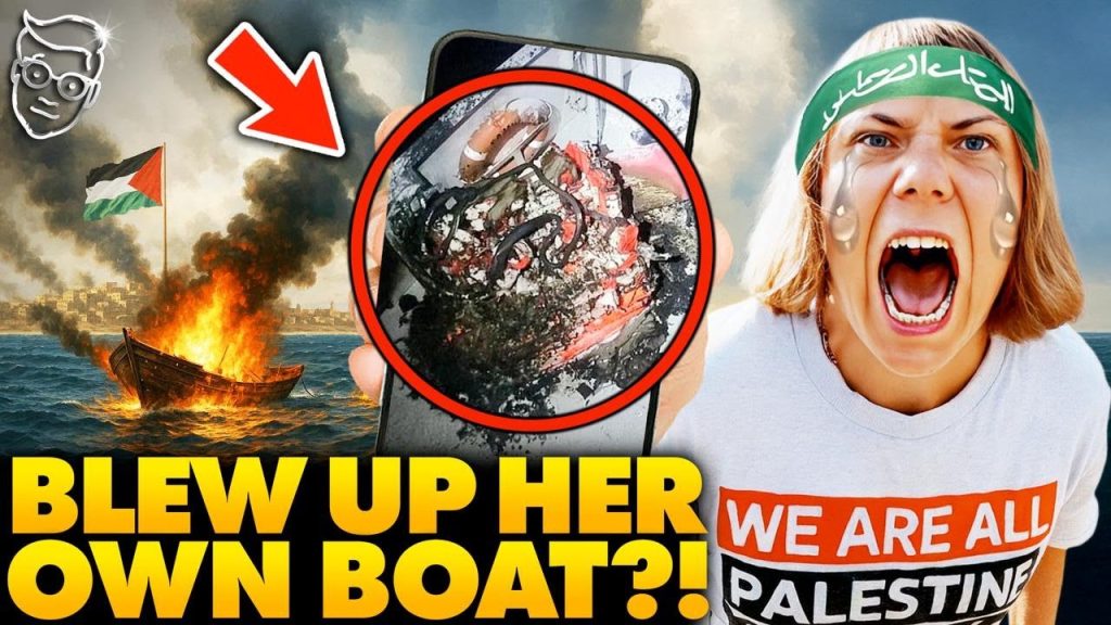HOAX: Greta Thunberg Set FIRE to Her Own BOAT For Publicity?! Caught Staging FAKE ‘Attack’ | Video Evidence…