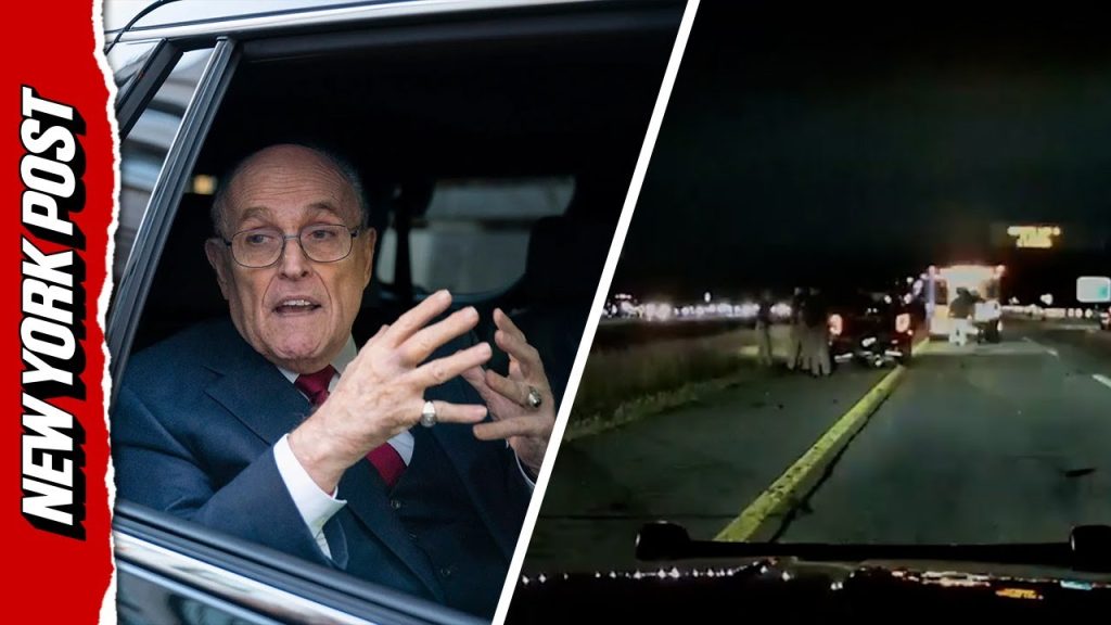 Newly Released Footage Shows Scene of Car Crash That Injured Rudy Giuliani