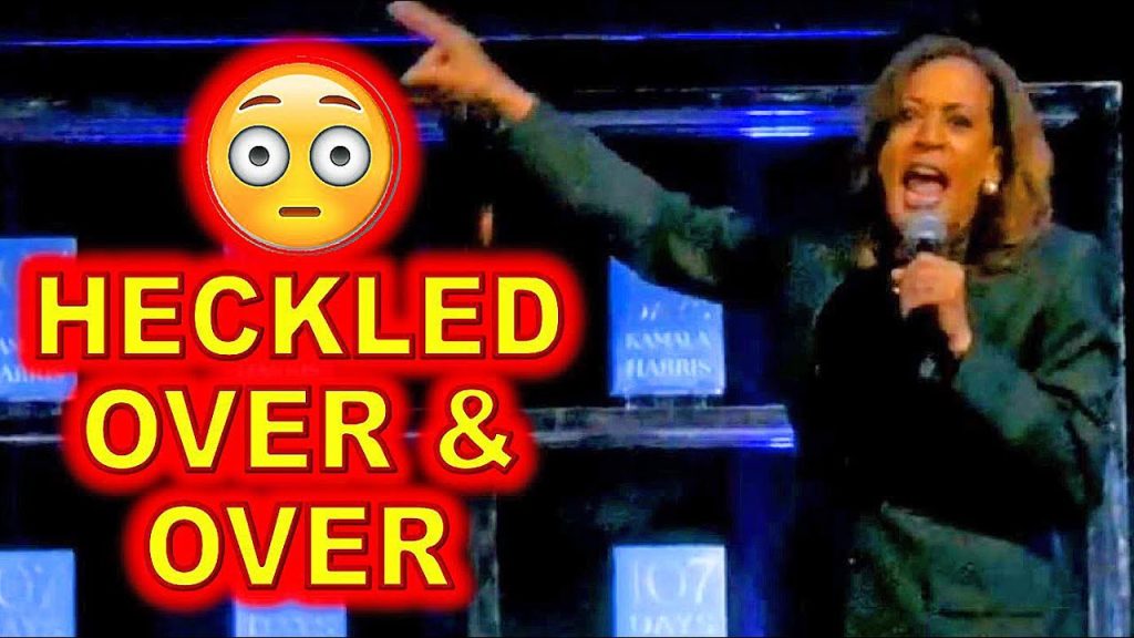 Kamala Harris SNAPS After HECKLED Over 5X in DC Yesterday