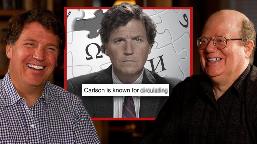 Tucker Carlson Reacts to His Wikipedia Page, Calls Out Ridiculous Left-Wing Editors