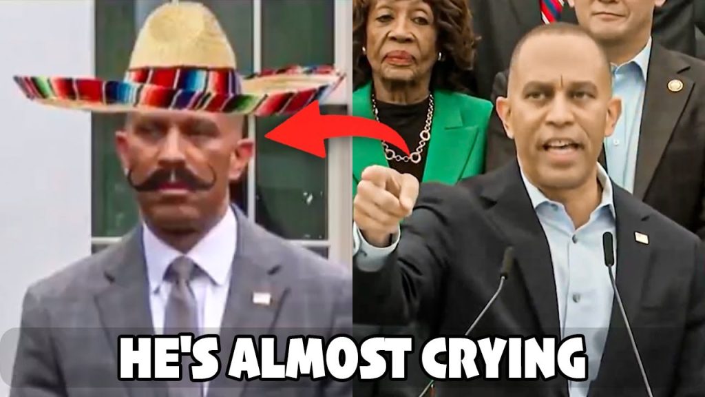 Hakeem Jeffries Has A Meltdown Over Trump’s Meme About Him