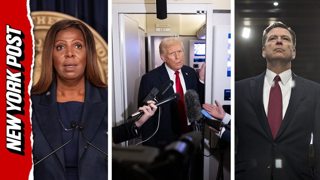 Trump Weighs In After Judge Dismisses Cases Against James Comey and Letitia James Trump Weighs In After Judge Dismisses Cases Against James Comey and Letitia James