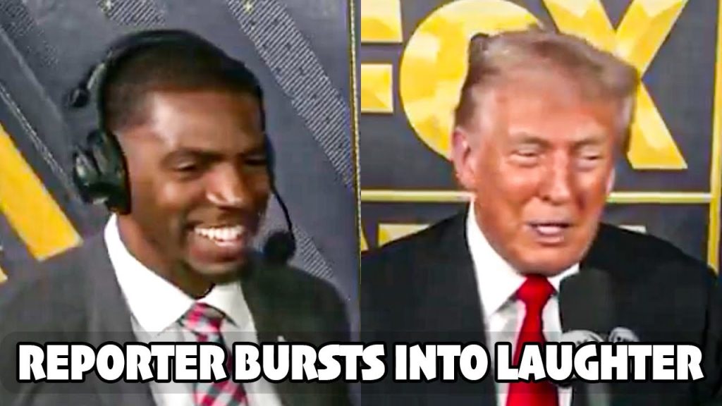 Reporter CAN’T HOLD His Laugh After Trump’s Brilliant Joke On Live TV