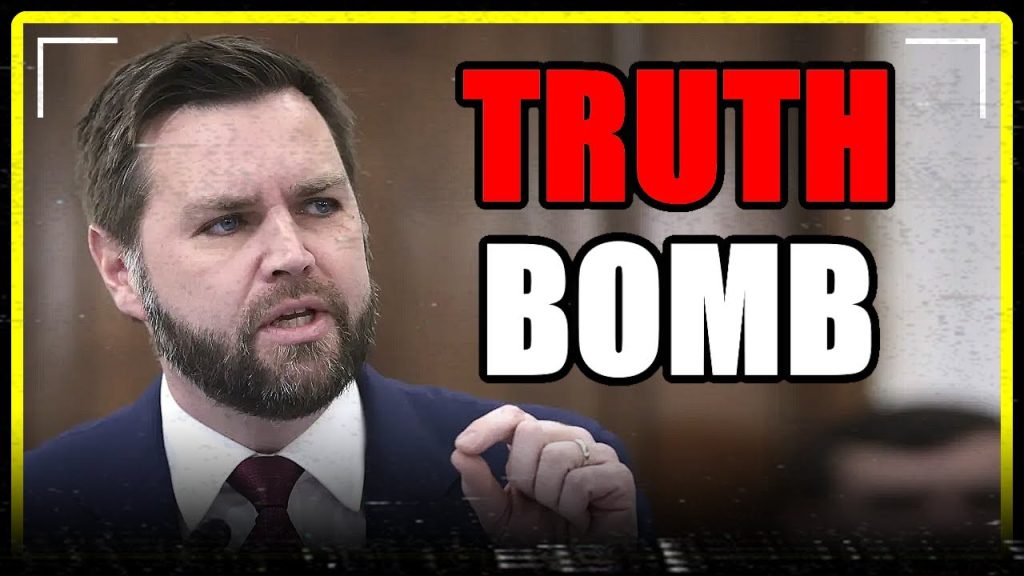 JD Vance just DROPPED a BOMBSHELL.